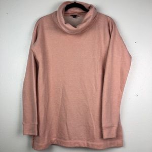 J. Crew light pink knit oversized cozy sweater